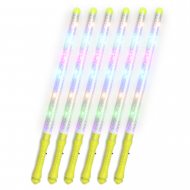 6 pieces yellow LED rods