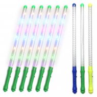 Six colorful LED sticks