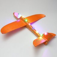 Luminous throwing glider