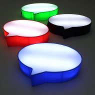 Botschaften Leuchttafel