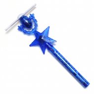 Magischer Party-Stick mit LEDs in blau