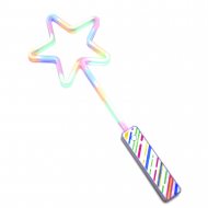 Colorful 80s Star Retro Glow Stick