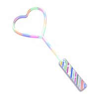 Bunter 80er Herz Retro Leuchtstab