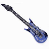Blue toy guitar