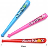 Riesiger aufblasbarer Baseball-Schläger 95 cm 3 Farben I Großer Baseball Bat für Karneval I Aufblasbares Strandspielzeug I Tombola Preise