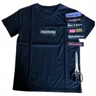 Make your own T-shirt with an interchangeable motif | Personalized T-shirt with insert field – redesign your shirt again and again!