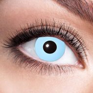 Motiv-Kontaktlinsen Ice Blue I Zwei hellblaue Eyecatcher Wochenlinsen I Kühle Augen-Motivlinsen Husky-Augen