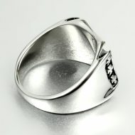 gothik metal ring totenkopfring