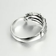 etNox Skeletthand Ring aus 925 Silber Schmuck I Geschenkidee Gothik & Heavy Metals Fans