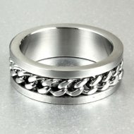 etNox Mesh Steel Ring made of stainless steel