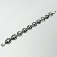 etNox Armband Dark Stars I Stern Armband Edelstahl I Silberne Sterne Modeschmuck