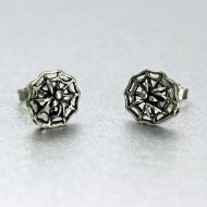 etNox spider web earrings - stud earrings made of 925 silver