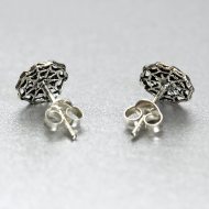 etNox Spinnennetz Ohrstecker 925 Silber