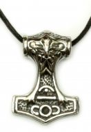 etNox Thors Hammer Halskette Anhänger aus Edelstahl I Echt Thorshammer Mjölnir Anhänger Amulett Mjöllnir Talisman