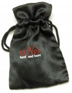 etNox Mesh Steel Ring schwarz aus Edelstahl