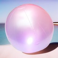 Flashing beach ball