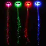 LED fiber optic headdress