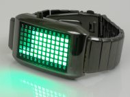 LED-Armbanduhr I LED Matrix Grün