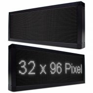 led anzeige weiß neonreklame schild