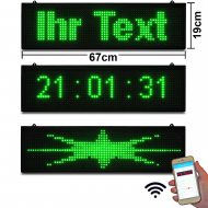 Scrolling LED Message Sign 67x19cm