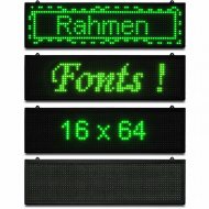 leuchtende laufschrift kelin grün