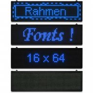 günstige laufschrift blau berlin