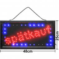 LED Schild Leuchtreklame Spätkauf 48x25 cm | Späti I Spätverkauf Leuchtschild Licht