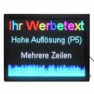 mehrzeiliges led-schild