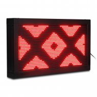 rote leuchtschrift werbung laden