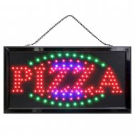 Pizza LED-Schild 3 48x25 cm I Leuchtbuchstaben "PIZZA" I Italien Restaurant Pizzeria Schild I Leuchtschild für Innenraum-Montage