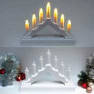 LED candle bridge window decoration