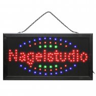LED-Schaufensterschild Nagelstudio Kosmetik