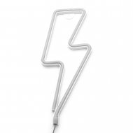 Neon blue light decoration