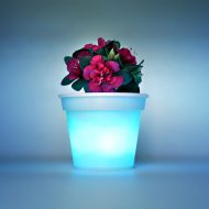 LED-Blumentopf I Leuchtender Blumentopf mit Farbwechsel