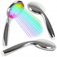 Shower head with LED lighting