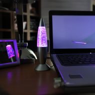 USB-Glitter-Lampe