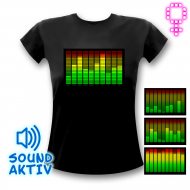 10-Channel Equalizer T-Shirt Women