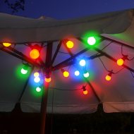 Große LED-Lichterkette 20 Lichter 100 LEDs 12.5 Meter Netzbetrieben für Außen & Innenbereich I Partylichterkette Outdoor Garten Dekoration