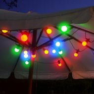 Weatherproof festival light chain garden terrace & balcony lighting