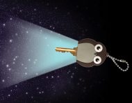 LED Keychain Owl