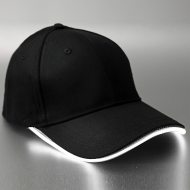 LED-Leuchtcap stylische LED Caps Leuchtende Mützen leuchtet weiß
