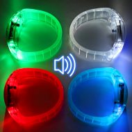 Sound Activated bracelet with LEDs