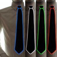 LED-Krawatte leuchtende EL-Wire-Krawatte  Neon