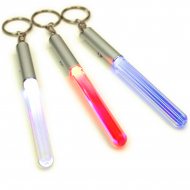 Lichtschwert LED-Schlüsselanhänger Rot Blau Weiß I  Kleine leuchtende Lichtschwerter Schlüsselanhänger I Kleines Geschenk & Mitgebsel Gadget