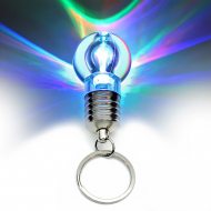LED keychain light bulb color change I keychain in light bulb shape I backpack pendant for children I gadget