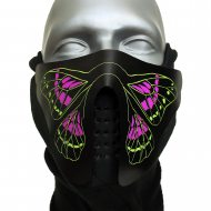 Schmetterling Gesichtsmaske LED-Maske leuchtende Tiermaske