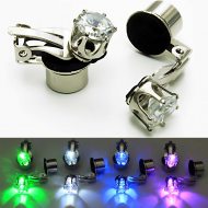 Leuchtende LED-Ohrclips Leucht Clip Ohr Schmuck