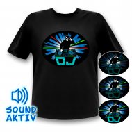 DJ T-shirt Musik controller