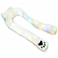 LED polar bear scarf
