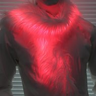 led-schal multicolor leuchtschal rot